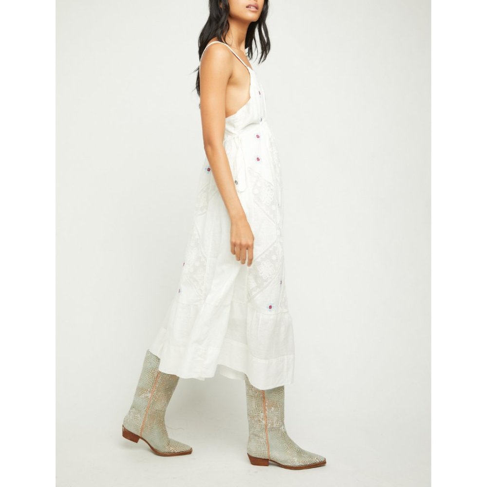 Ivory Dewdrop Midi Dress {Free People} - Picture 3 of 6